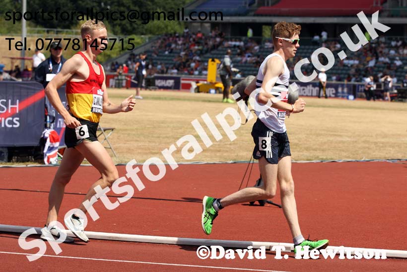 Mens 5000 metres walk, Muller British Championships, Alexander Stadium, Birmingham. Photo: David T. Hewitson/Sports for All Pics